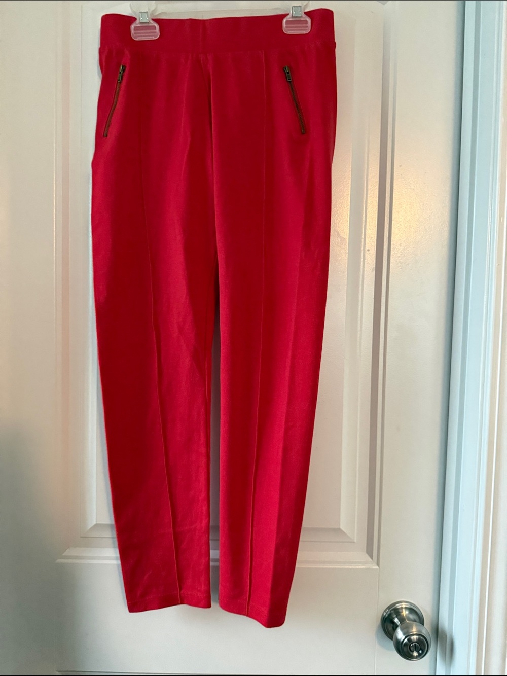 Cat & Jack Bright Red Girls' Ponte Casual Pants